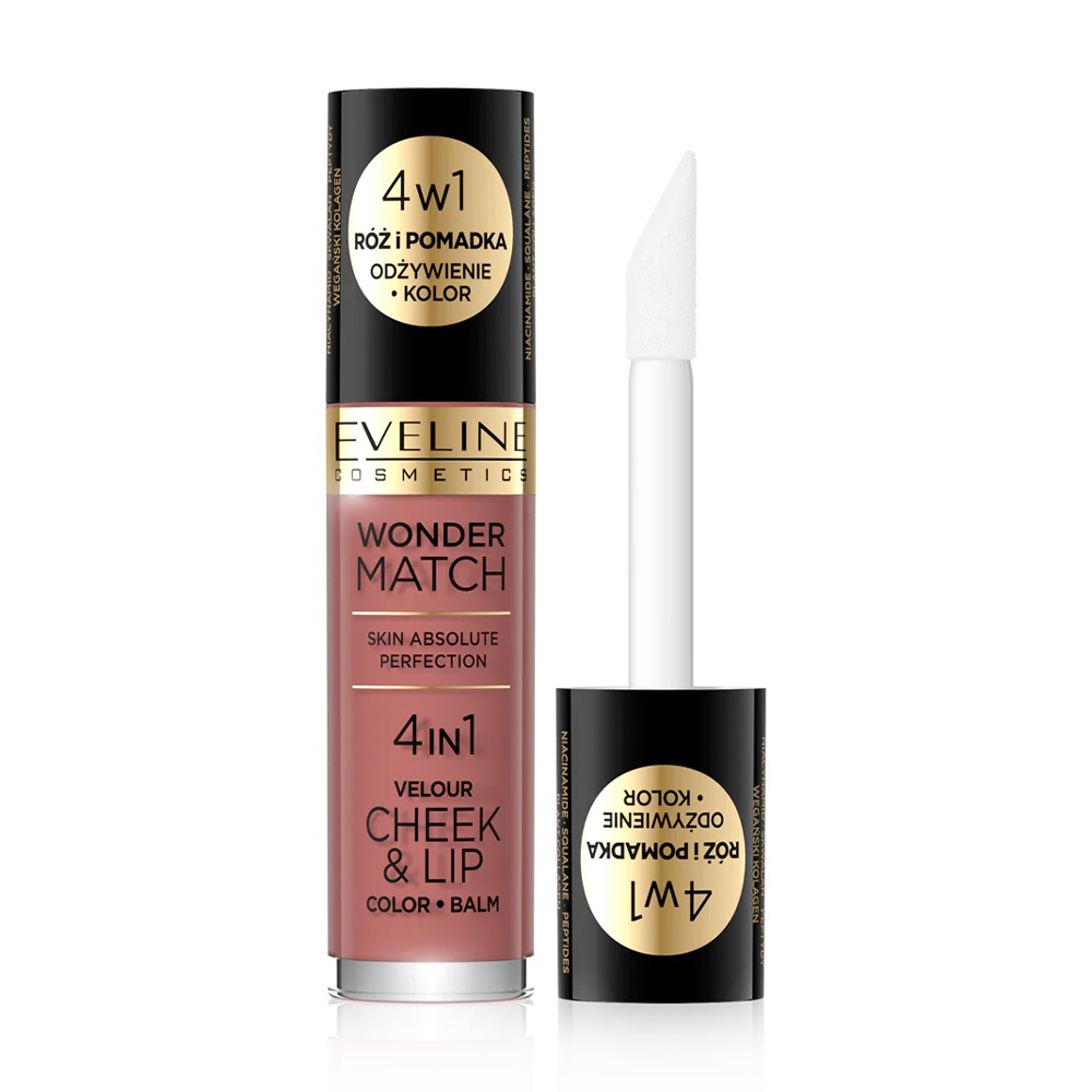 Тінт для губ і щік Eveline Cosmetics Wonder Match, 05, 4.5 мл